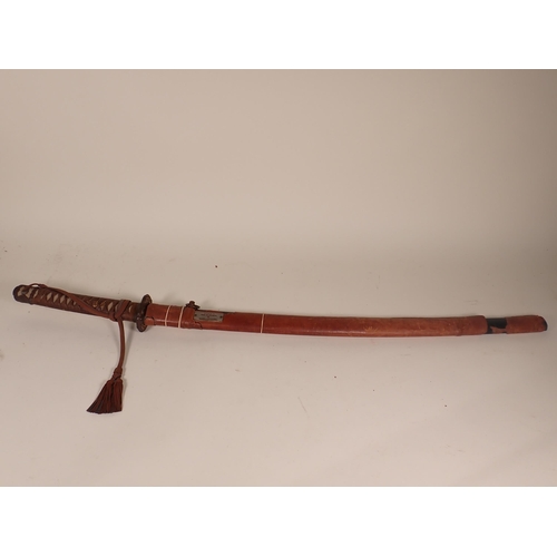 1468 - A Japanese Katana signed Koa Isshin Mantetsu and Showa Kanoto Miharu in Spring 1941. In WWII militar... 