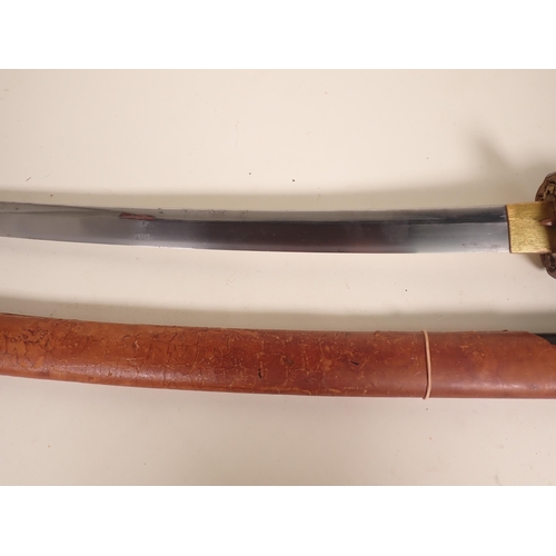 1468 - A Japanese Katana signed Koa Isshin Mantetsu and Showa Kanoto Miharu in Spring 1941. In WWII militar... 