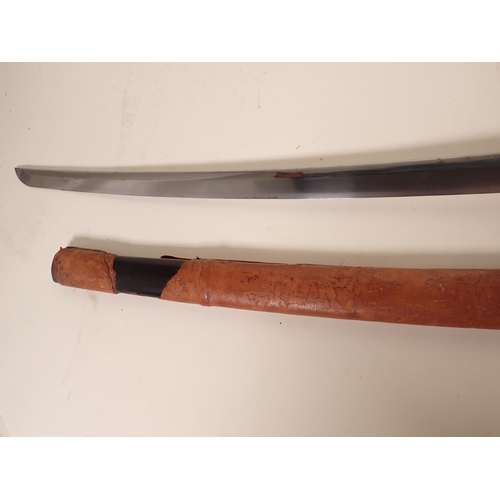 1468 - A Japanese Katana signed Koa Isshin Mantetsu and Showa Kanoto Miharu in Spring 1941. In WWII militar... 