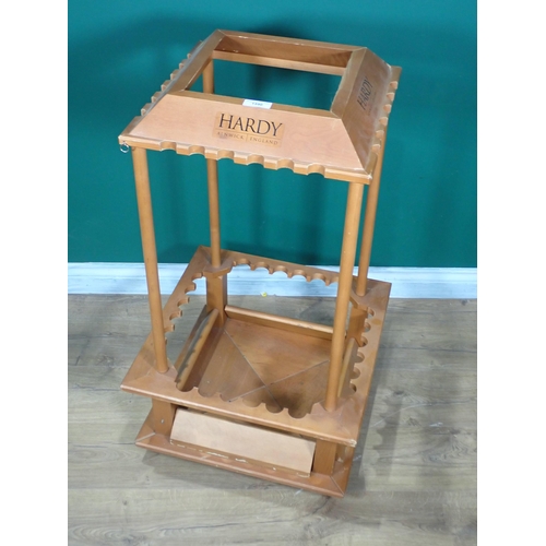 1590 - An original Hardy Rod Sales Stand A/F 3ft 1in H x 1ft 9in W