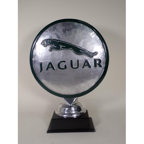 1657 - A Jaguar metal Advertising Mascot 20in H x 14in W