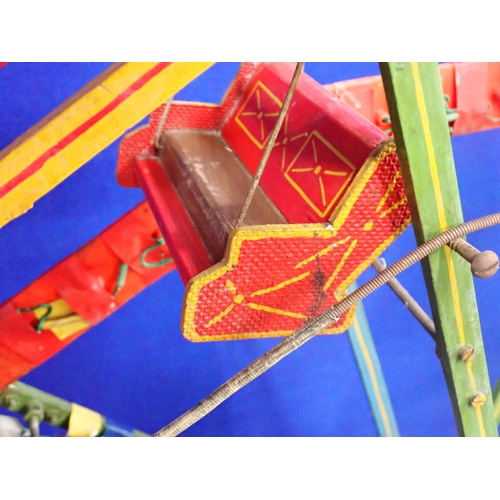 1442 - An electric operating large scale scratch built Model of a Fairground Ferris Wheel 4ft 2in H x 3ft 8... 