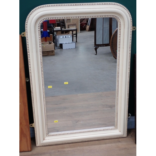 239 - A white painted Wall Mirror, and two other Mirrors