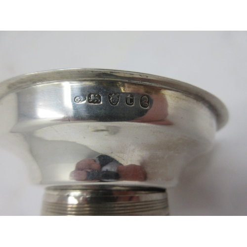 106 - A George III silver Wine Funnel, engraved crest and initial W, London 1794