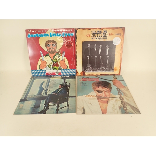 265 - Over 100 12 inch Albums, mainly Rock and Country. Artists include Buddy Holly, Johnny Cash, Judge Dr... 