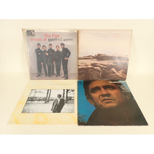 265 - Over 100 12 inch Albums, mainly Rock and Country. Artists include Buddy Holly, Johnny Cash, Judge Dr... 