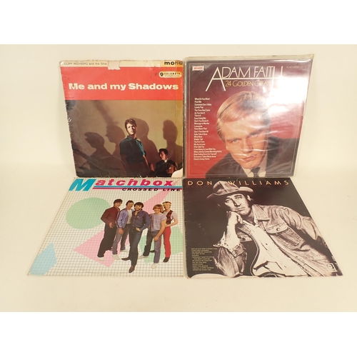 265 - Over 100 12 inch Albums, mainly Rock and Country. Artists include Buddy Holly, Johnny Cash, Judge Dr... 