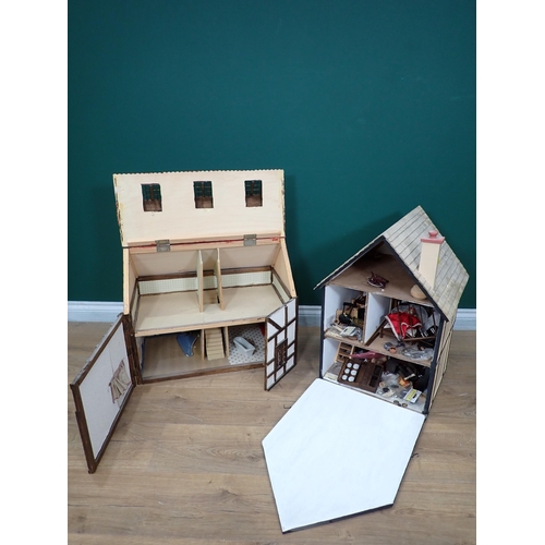 284 - Two modern Doll's Houses