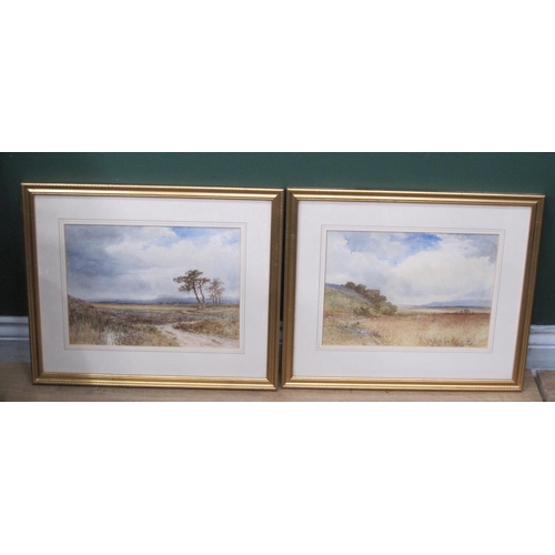 403 - MARY CLARKE. 'By a Stream', signed, watercolour, 16½  x 21in; two watercolours by Paul Bartram depic... 