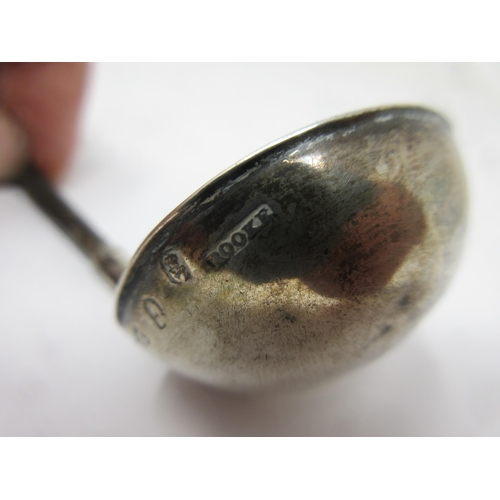 8 - A Georgian Irish silver small Toddy Ladle with spiral whalebone handle, Dublin marks - ROOKE