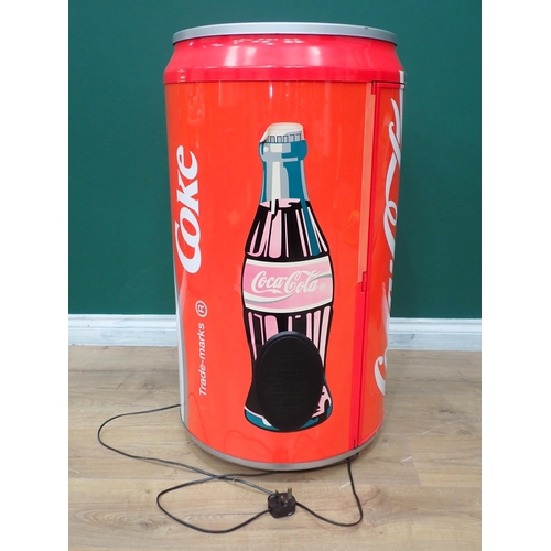 14 - A Hi-Fi Cabinet with Akura Sound System in the form of a Coca-Cola Can, passed PAT