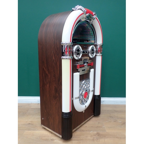 15 - An Akura American style Juke Box 4ft H x 2ft 2in W, passed PAT