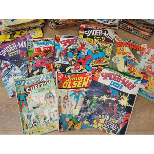 27 - A box of Marvel Comics including Ghost Rider, Spiderman and The Incredible Hulk, etc.