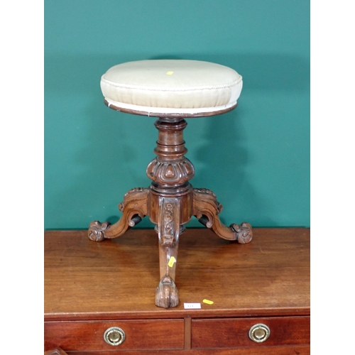 321 - A 19th Century mahogany Side Table fitted two frieze drawers, a nest of three mahogany Tables and a ... 