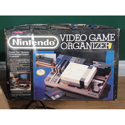 46 - A box of Nintendo and other Video Games, Arcade Action II and a Nintendo Game Organiser