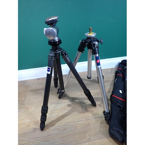 461 - Two Camera Tripods and a Tripod attachment.