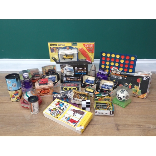 50 - A boxed Matchbox Linkits Set, boxed Stanley Van, various diecast Advertising Models, etc.