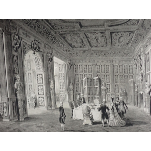 774 - An Album of Chapman & Hall Proof Lithotint Prints of Grand Houses and Interiors of Britain (70 plus ... 