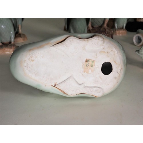 260 - A quantity of ceramic Duck Ornaments and Table Lamp