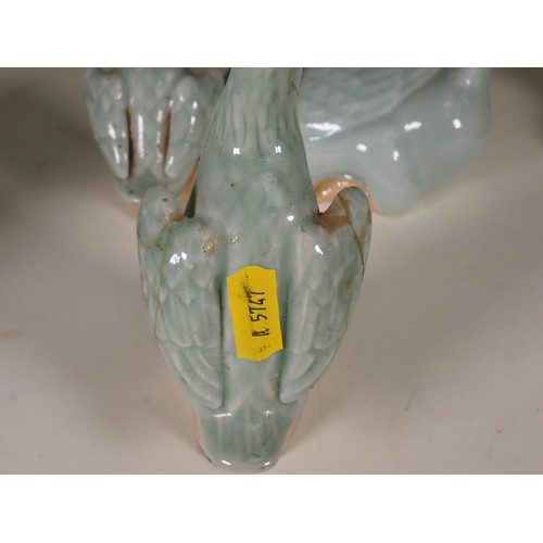 260 - A quantity of ceramic Duck Ornaments and Table Lamp