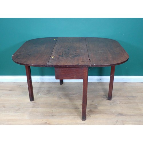 270 - A 19th Century mahogany dropleaf Dining Table 3ft 3in W x 2ft 4in H