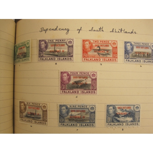 401 - An All World Stamp Collection contained in five albums, with interest in India, New Zealand and Eire... 