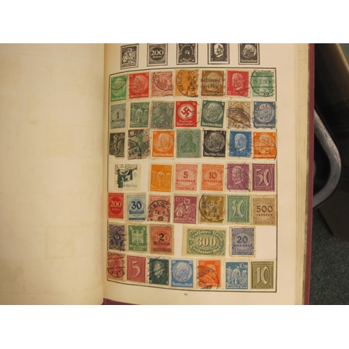 401 - An All World Stamp Collection contained in five albums, with interest in India, New Zealand and Eire... 