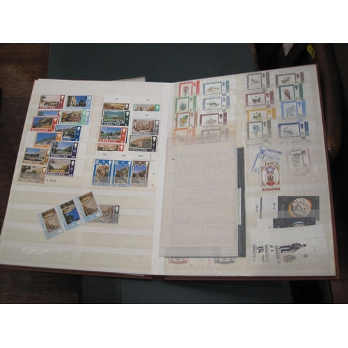 404 - A Philatelic Album containing a specialist Gibraltar King Geo VI - Que II Collection, mint/used (wit... 