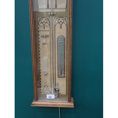 442 - An Admiral Fitzroy Barometer