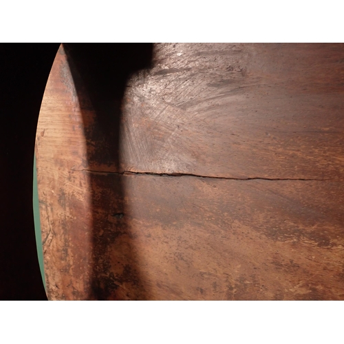 13 - A 19th Century mahogany Chiffonier with raised gallery back fitted two doors between columns on turn... 