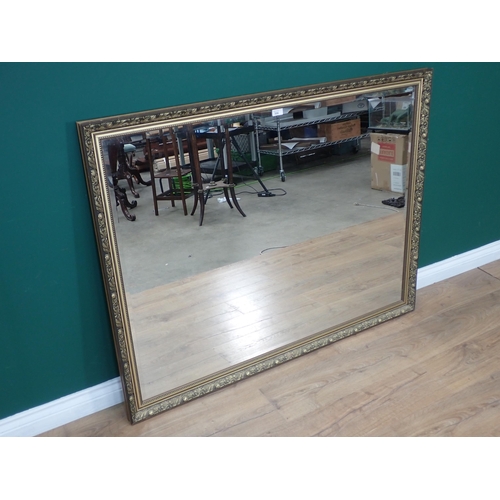 306 - A large gilt framed Wall Mirror 4ft 4in W x 3ft 4in H