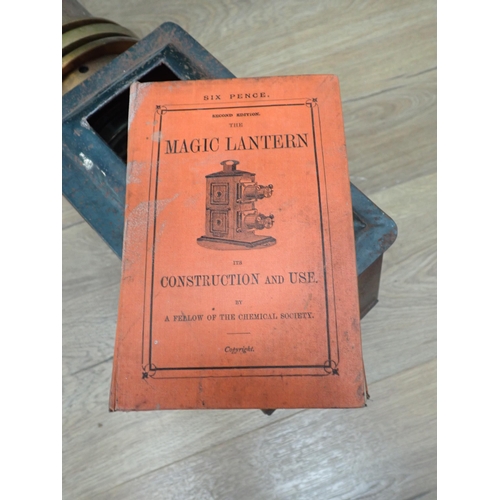 362 - Two antique Magic Lanterns in incomplete condition