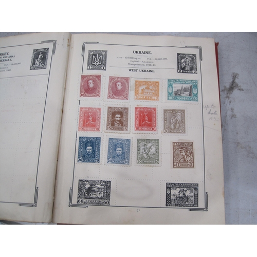 409 - A selection of All World Stamps, principally 1880-1940, contained in an Improved  stamp album (lacks... 