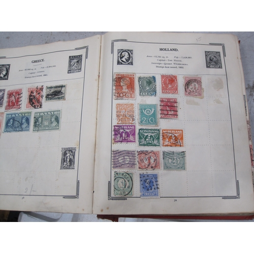 409 - A selection of All World Stamps, principally 1880-1940, contained in an Improved  stamp album (lacks... 