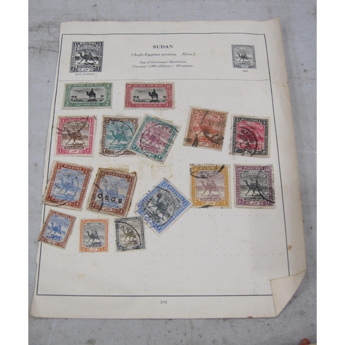 409 - A selection of All World Stamps, principally 1880-1940, contained in an Improved  stamp album (lacks... 