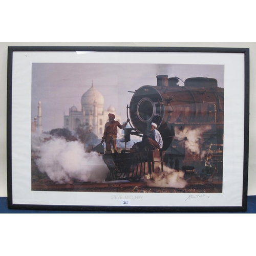 428 - STEVE McCURRY. Taj Mahal, Agra, India, colour reproduction, 20 x 30in