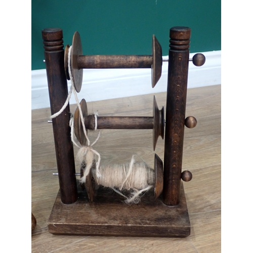 467 - An Haldane Spinning Wheel 3ft 1in H x 2ft 7in L