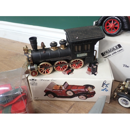 509 - A boxed Lucky Toys battery operated Fire Engine, a boxed Matchbox 1:25 scale Ford Model T Kit, a box... 