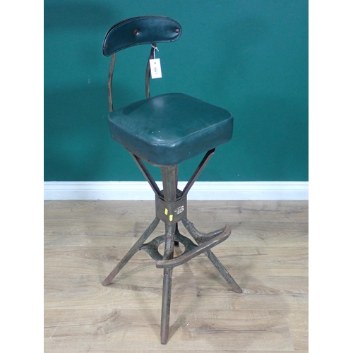 518 - An Evertaut Industrial Stool and two other Stools