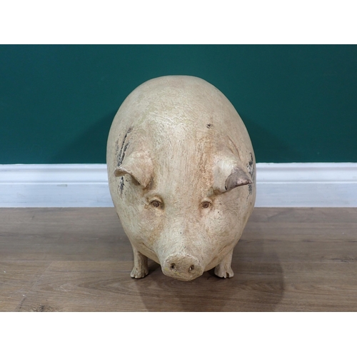 6 - A Butcher's Shop Display model of a Pig 1ft 11in L x 11in H