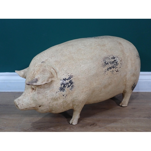 6 - A Butcher's Shop Display model of a Pig 1ft 11in L x 11in H