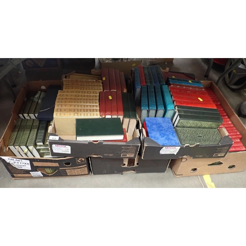 626 - Eleven boxes of hardback Books, various titles