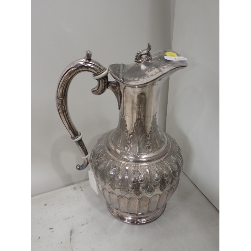 627 - A quantity of plated ware including an Epergne, a Coffee Pot, a Teapot, a Tray, a Basket and a metal... 