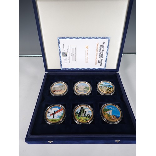 238 - A collection of 9 various Modern Commemorative Coin Sets, to include Numisproof Gillick Portrait Set... 