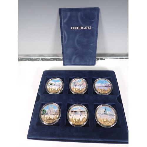 238 - A collection of 9 various Modern Commemorative Coin Sets, to include Numisproof Gillick Portrait Set... 