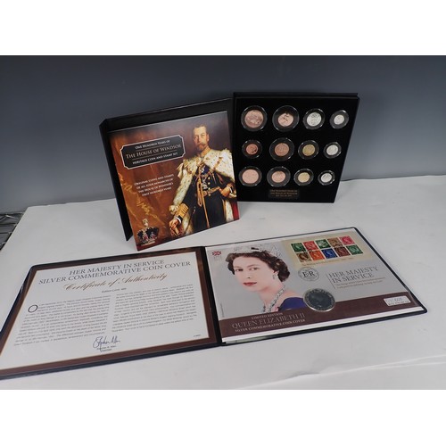 240 - A collection of various cased Coins, to include 'The Last of the Sixpences Collection', by Banbury M... 