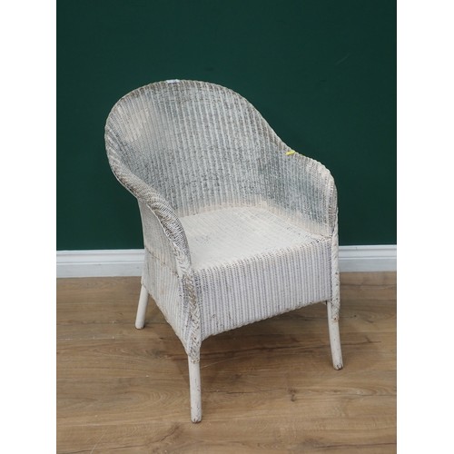 70 - A Lloyd Loom style wicker Tub Chair