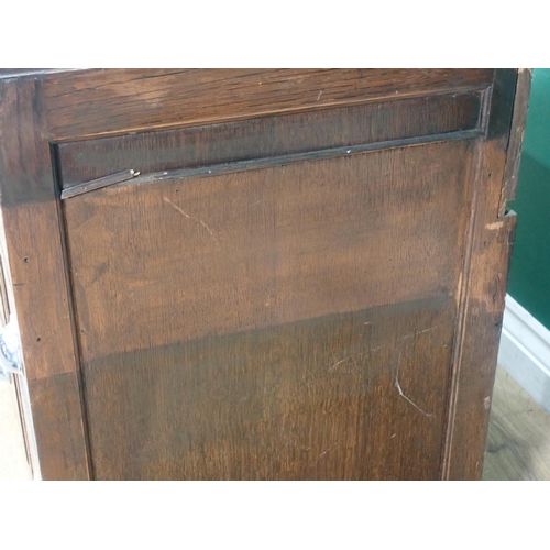 10 - A pair of oak veneered Filing Cabinets each fitted three drawers 2ft 1in H x 11in W and a modern pin... 