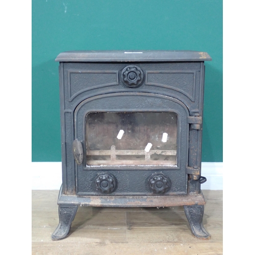 16 - A small Log Burner 1ft 8in H x 1ft 5in W