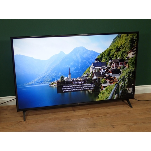 312 - A 55 inch LG 55UM7100PLB ThinQ AI/4K Active HDR/ Ultra Surround Television.